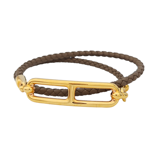 Roulis Leather Green Bracelet