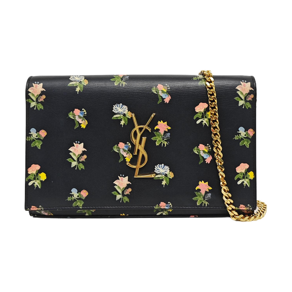 Calfskin Shoulder Bag Black