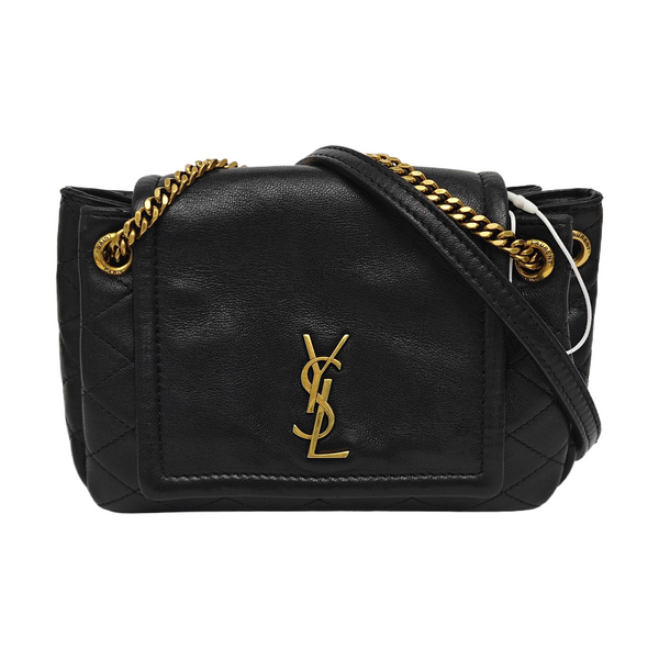 NOLITA Mini Quilted Lambskin Black