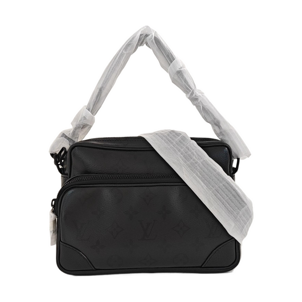 NIL Monogram Coated Canvas Black