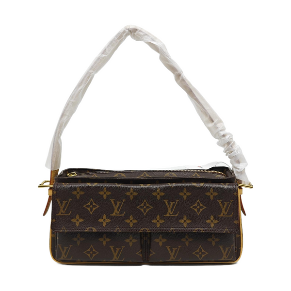 VIVA CITE Monogram Coated Canvas Brown