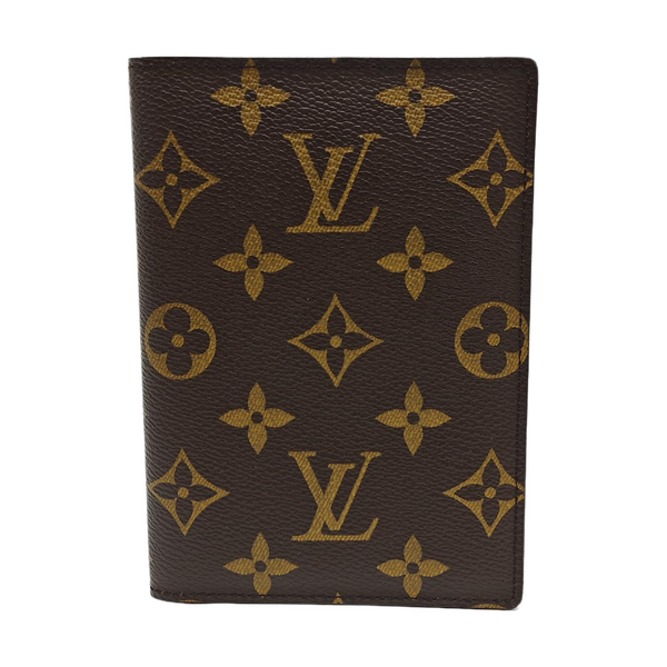 Monogram Coated Canvas Card Holder Brown