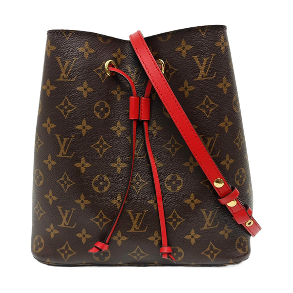 NÉONOÉ MM Monogram Coated Canvas Brown