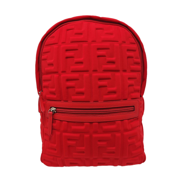 Fabric Backpack Red