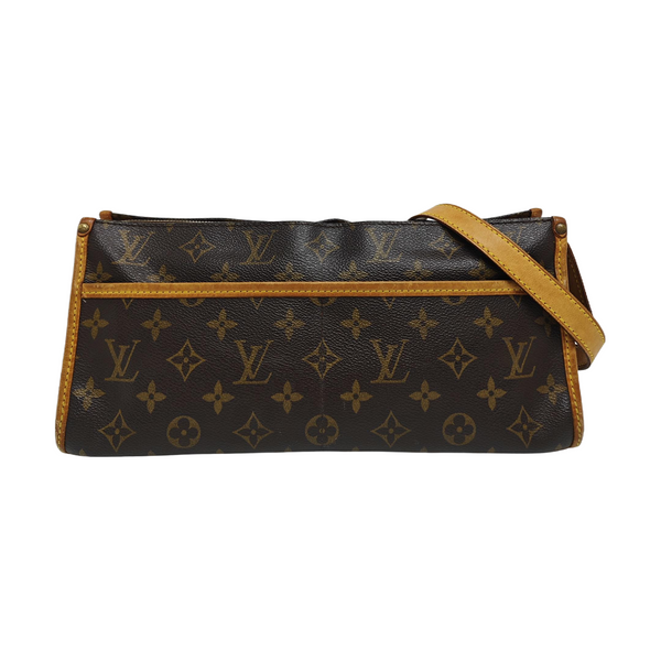 POPINCOURT Monogram Coated Canvas Brown