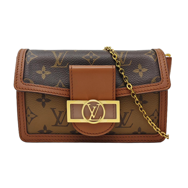 DAUPHINE WOC Monogram Coated Canvas Brown