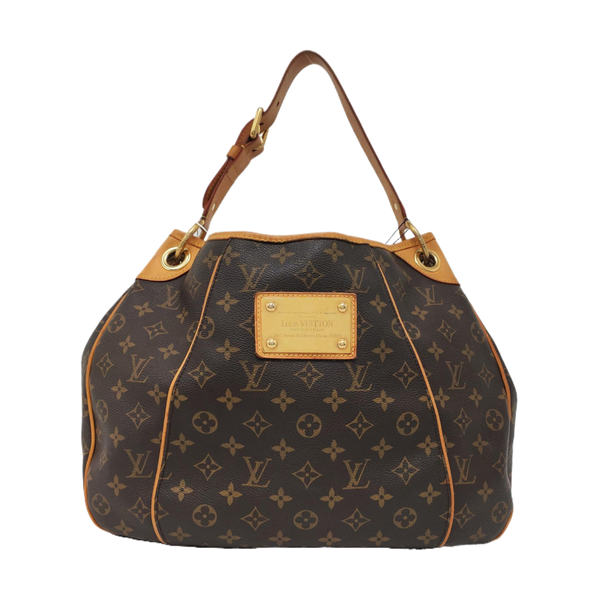 GALLIERA PM Monogram Coated Canvas Brown