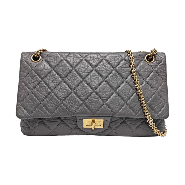 2.55 Maxi Piel de ternera acolchada gris