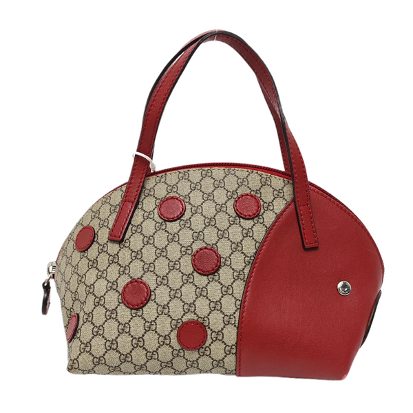 Monogram Coated Canvas Top Handle Bag Black