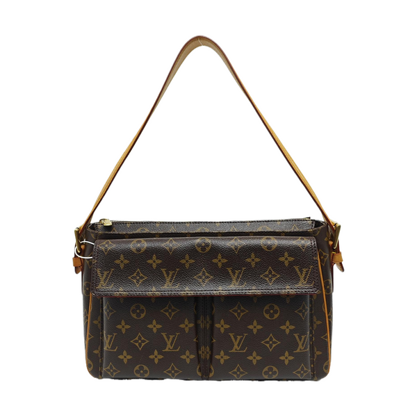 VIVA CITE Monogram Coated Canvas Brown
