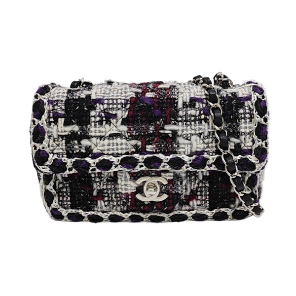 CLASSIC FLAP Mini Quilted Wool Multicolor