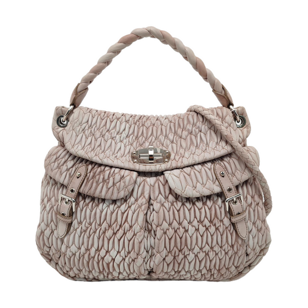 Calfskin Shoulder Bag White