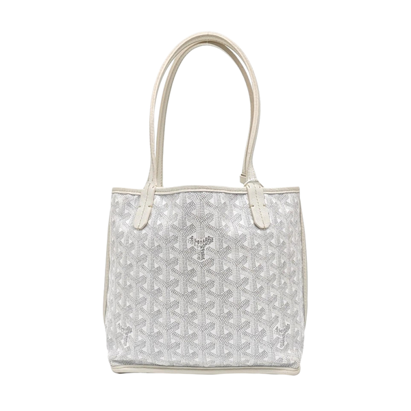 Anjou Mini Coated Canvas White