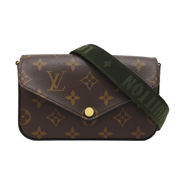 FÉLICIE Monogram Coated Canvas Brown