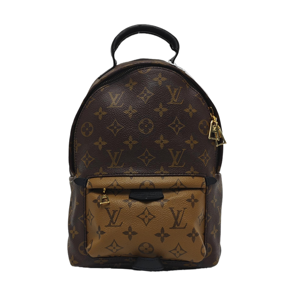 PALM SPRINGS PM Monogram Coated Canvas Brown