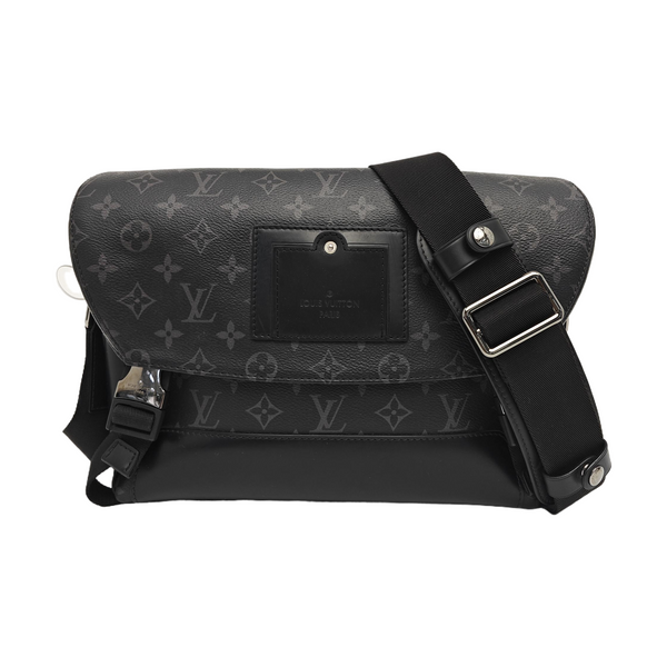 VOYAGER PM Monogram Coated Canvas Black