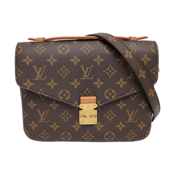MÉTIS MM Monogram Coated Canvas Brown