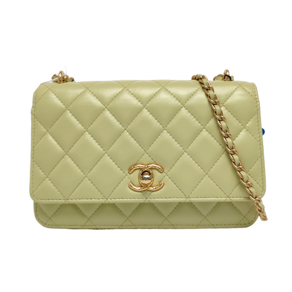 Quilted Lambskin Green