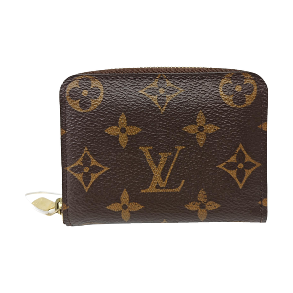 ZIPPY Monogram Coated Canvas Brown Wallet