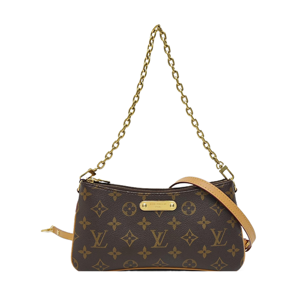 LIV POCHETTE Monogram Coated Canvas Brown