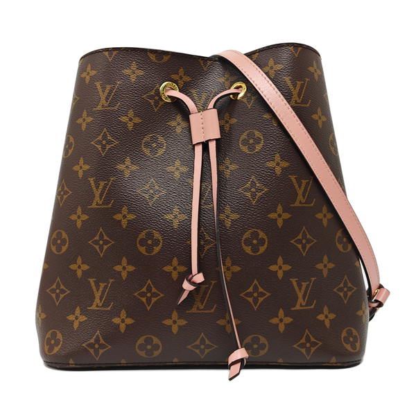 NÉONOÉ MM Monogram Coated Canvas Brown