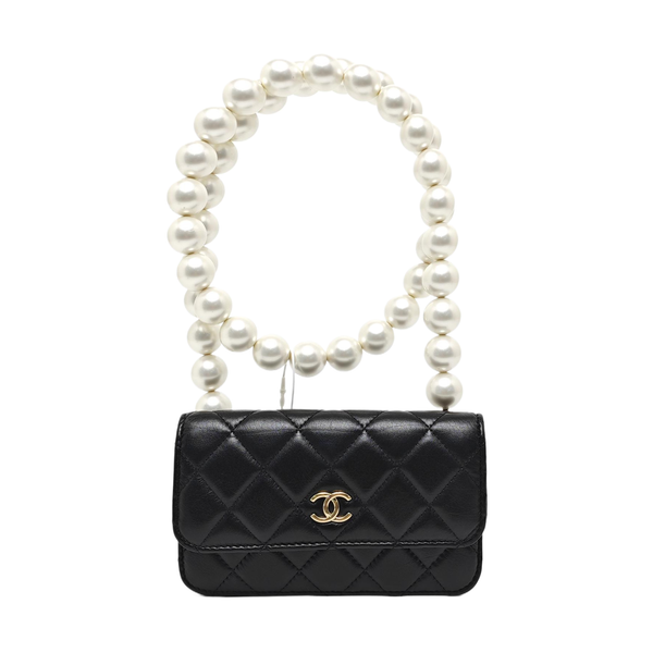 WOC Quilted Calfskin Black