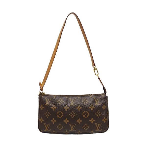 ACCESSOIRES GM Monogram Coated Canvas Brown