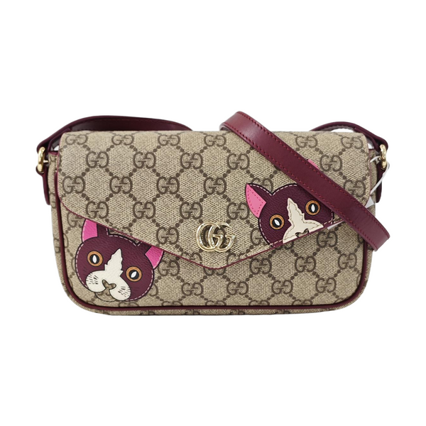 Monogram Coated Canvas Mini Beige