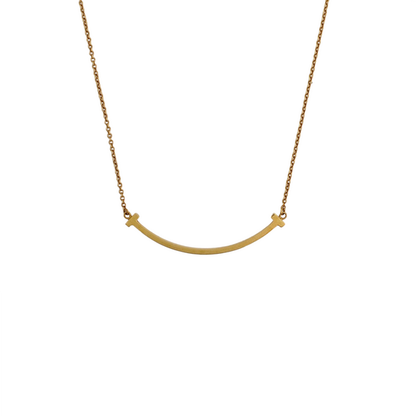 Tiffany T 18k Rose Gold Necklace