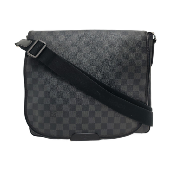 DANIEL Damier Graphite Coated Canvas Gray
