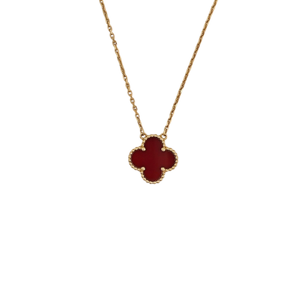 Vintage Alhambra 18k Gold Necklace