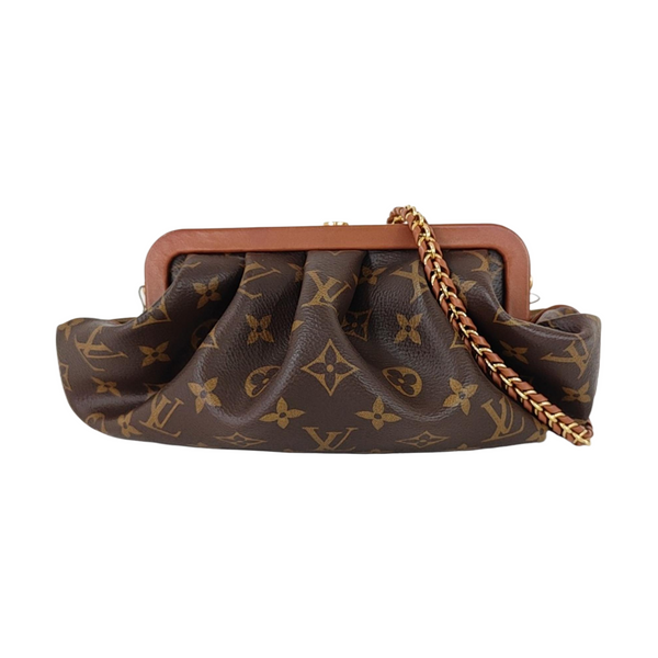 BOURSICOT Monogram Coated Canvas Brown