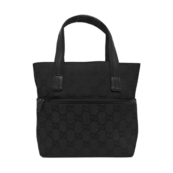 Monogram Canvas Top Handle Bag Black