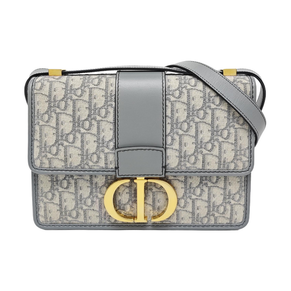 30 Montaigne Medium Oblique Canvas Gray
