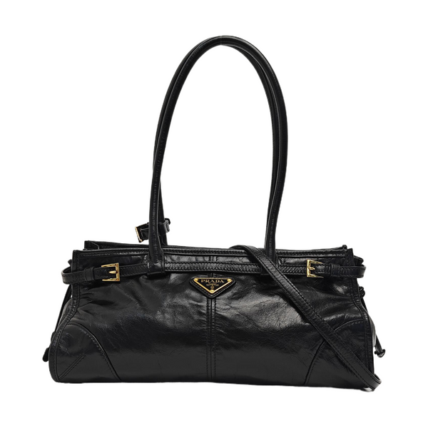 Bonnie Medium Patent Leather Black