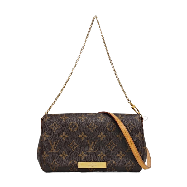 FAVORITE PM Monogram Coated Canvas Brown