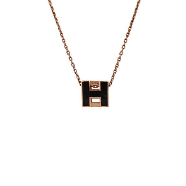 Cage D'h Metal Rose Gold Necklace