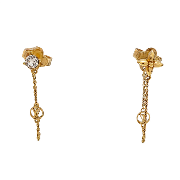 Metal Gold Stud Earrings