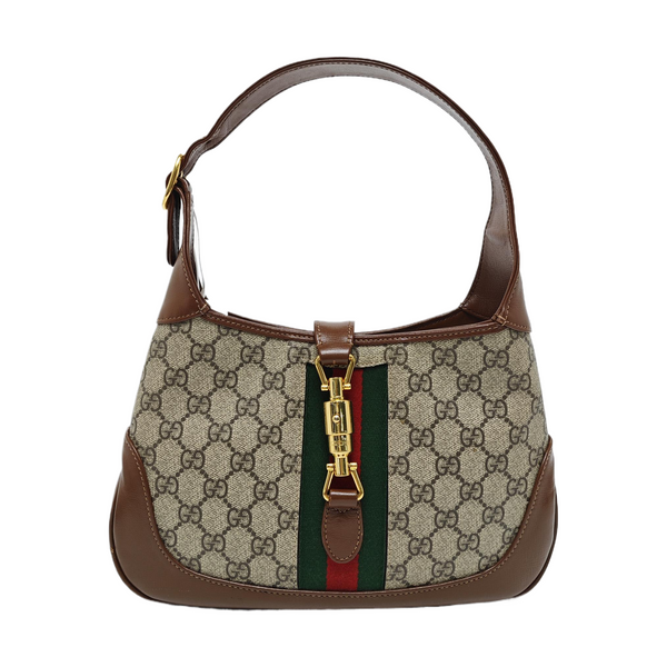 Jackie 1961 Small Monogram Coated Canvas Beige