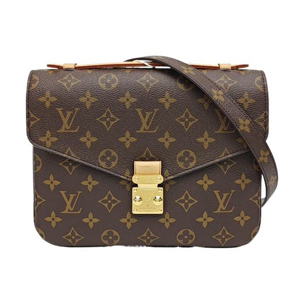 MÉTIS MM Monogram Coated Canvas Brown