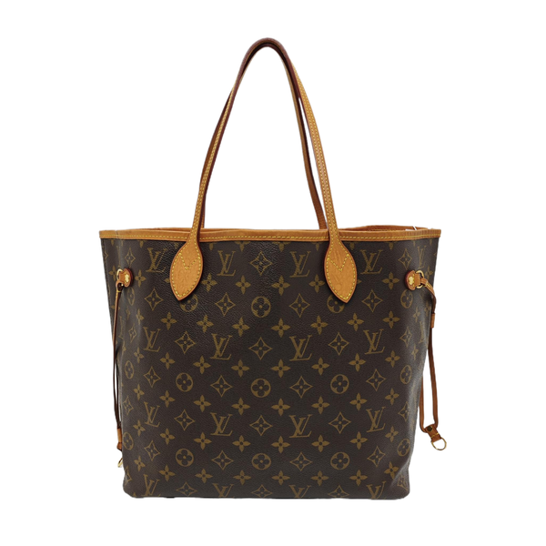 NEVERFULL MM Monogram Coated Canvas Brown
