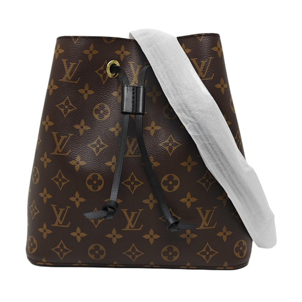 NÉONOÉ MM Monogram Coated Canvas Brown