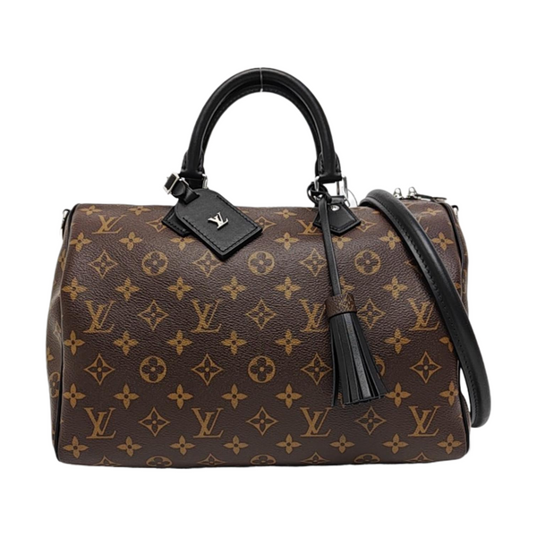 SPEEDY SOFT 30 Monogram Coated Canvas Brown
