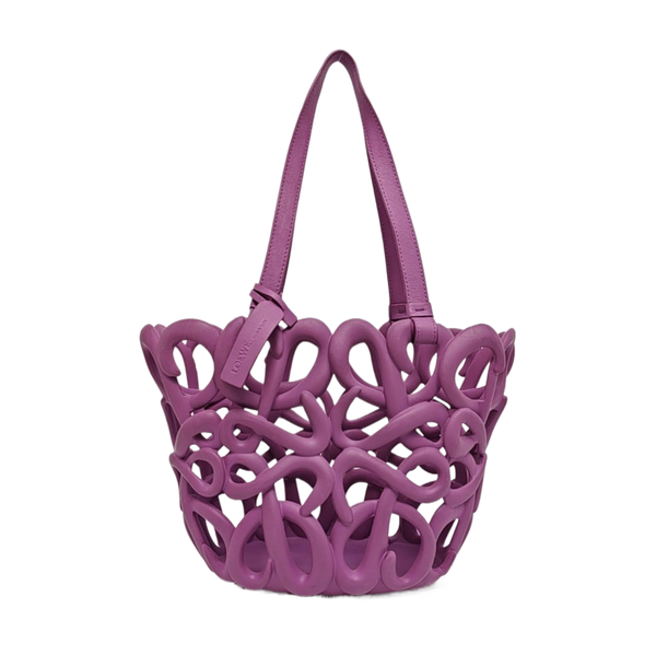 Special Material Shoulder Bag Purple