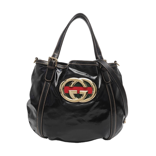 Britt Medium Calfskin Black