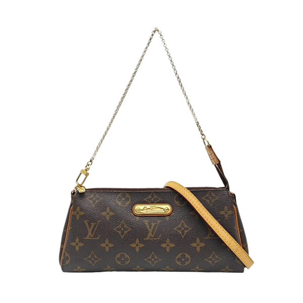 EVA Monogram Coated Canvas Brown