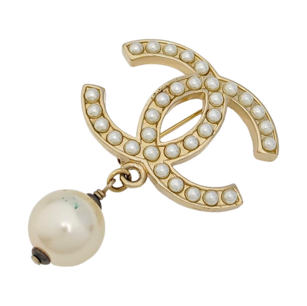 Metal Gold Brooch