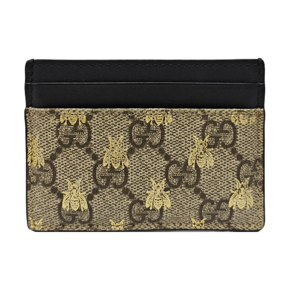Monogram Coated Canvas Card Holder Beige