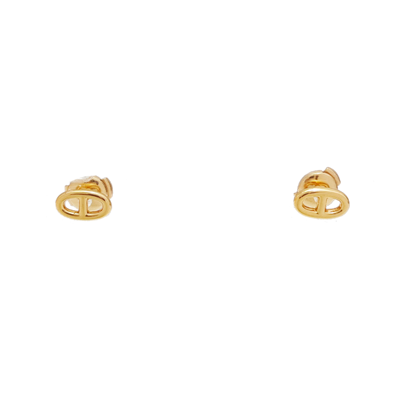 18k Gold Rose Gold Stud Earrings