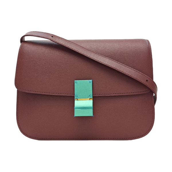 CLASSIC BOX Medium Calfskin Red